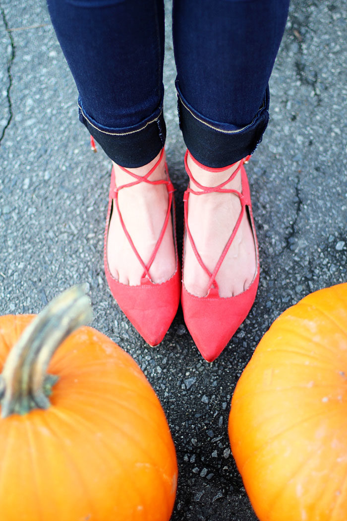 Pumpkin Patch, Plaid Shirt, Very Bradley, Lace up flats, Fall Style