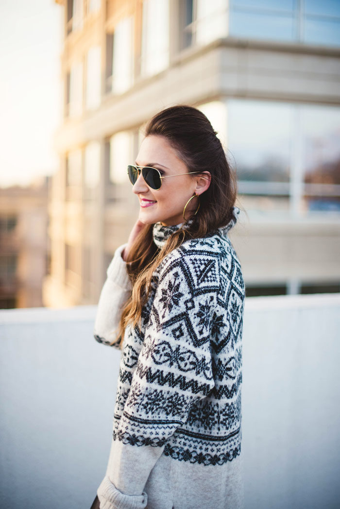 fair isle sweater, sale, winter fashion, blogger 