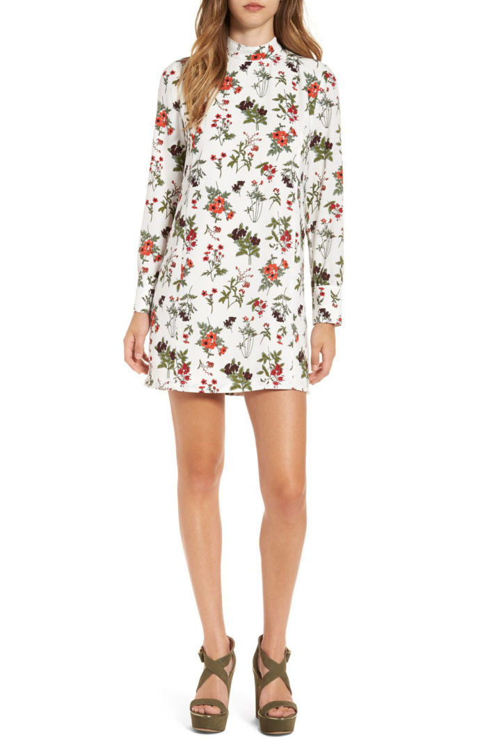 mock-neck-floral-dress