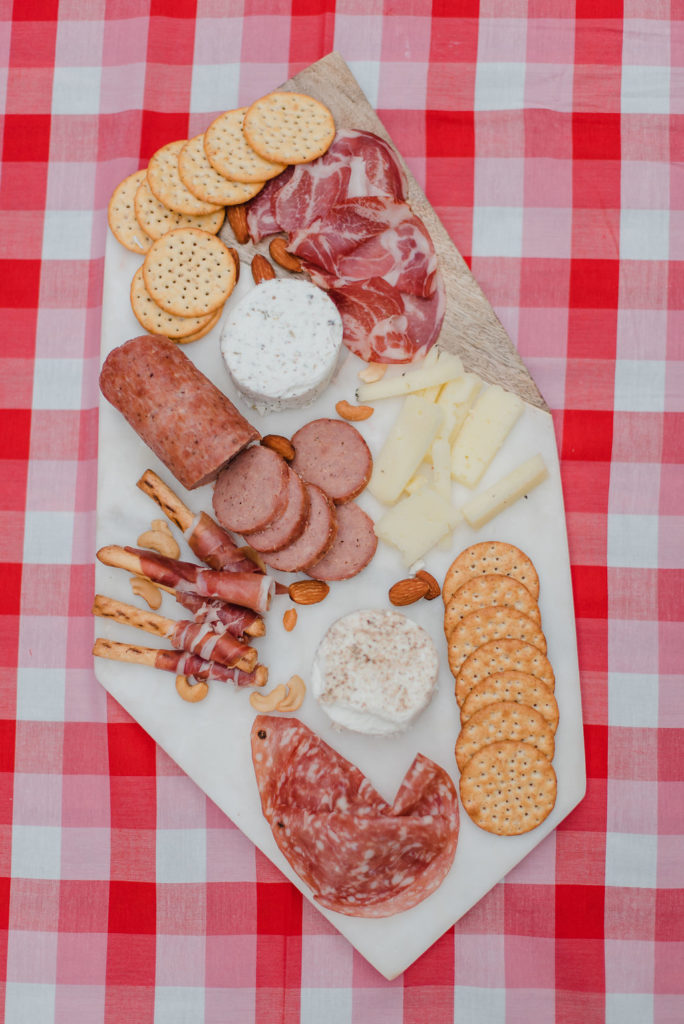 Dairy dress charcuterie platter