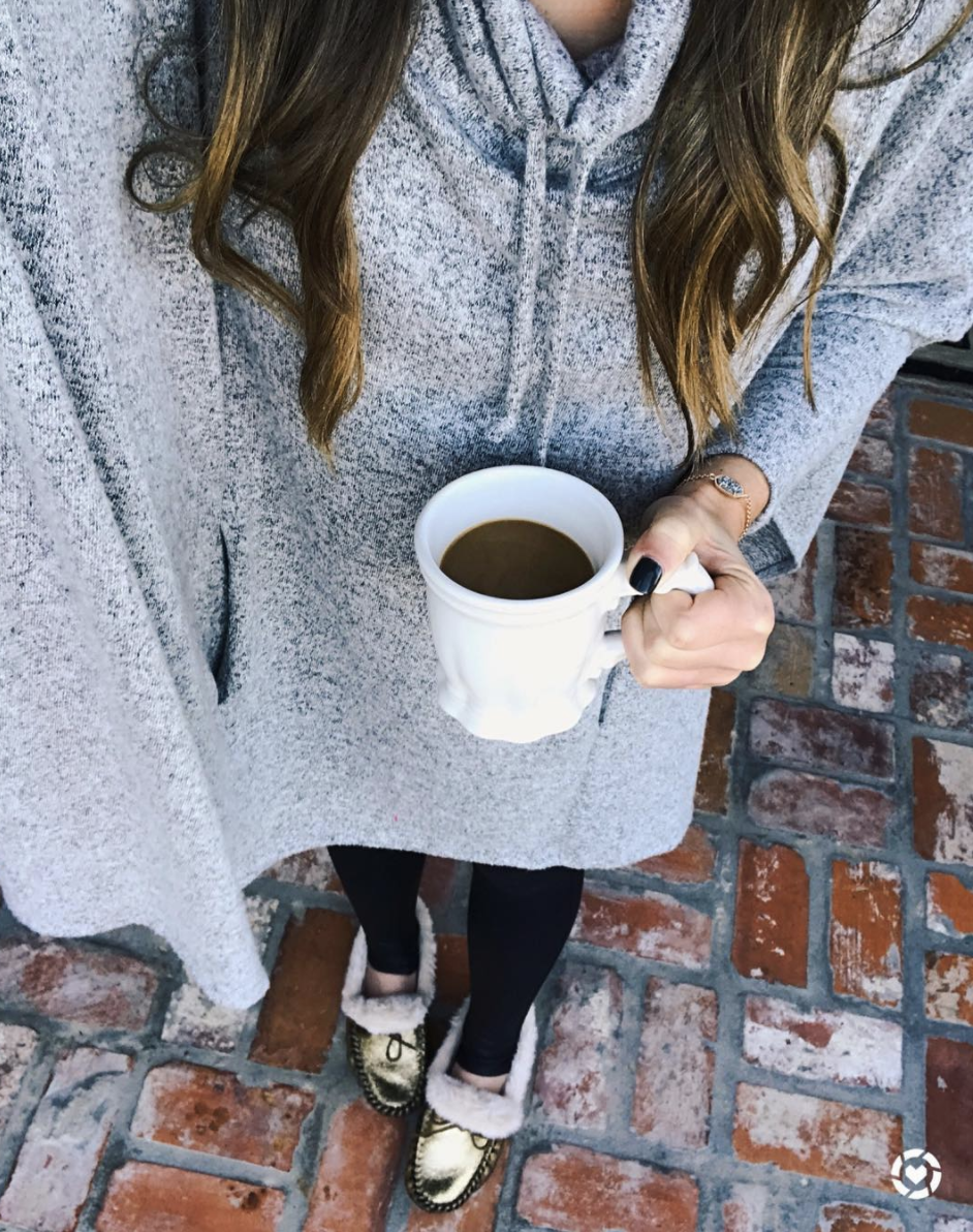 poncho sweater for cozy chic look