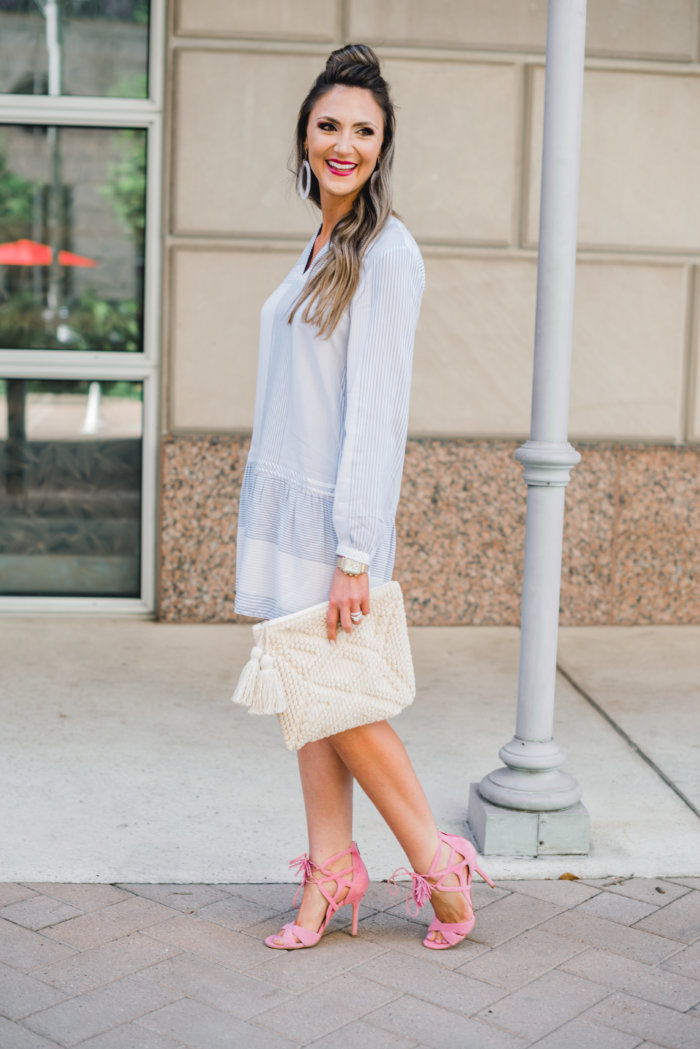 LOFT DRESS / how to wear one dress two ways - LOFT Dress styled two ways by popular Texas fashion blogger, Style Your Senses