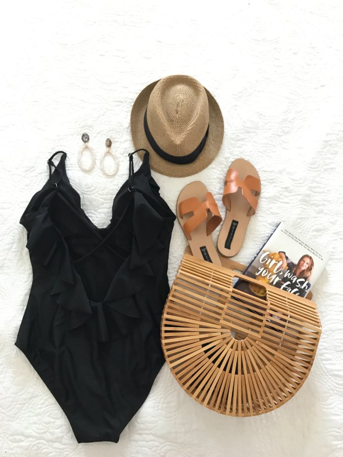 This fashion blogger (who's also a mom) found and reviewed 4 no-fail swimsuits for moms. They are affordable, cute and flattering to boot!