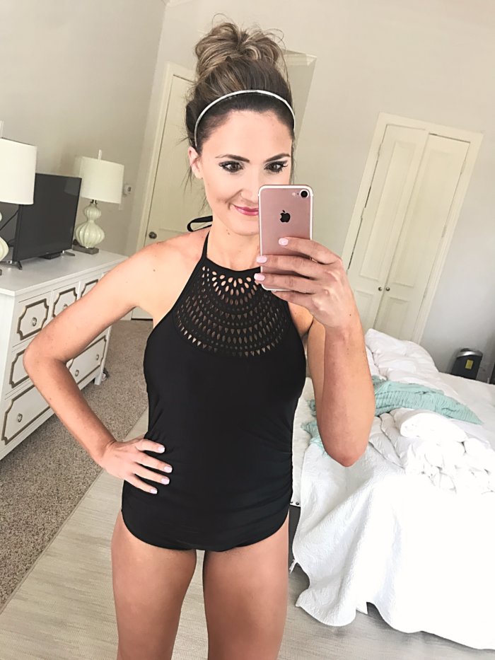 This fashion blogger (who's also a mom) found and reviewed 4 no-fail swimsuits for moms. They are affordable, cute and flattering to boot!