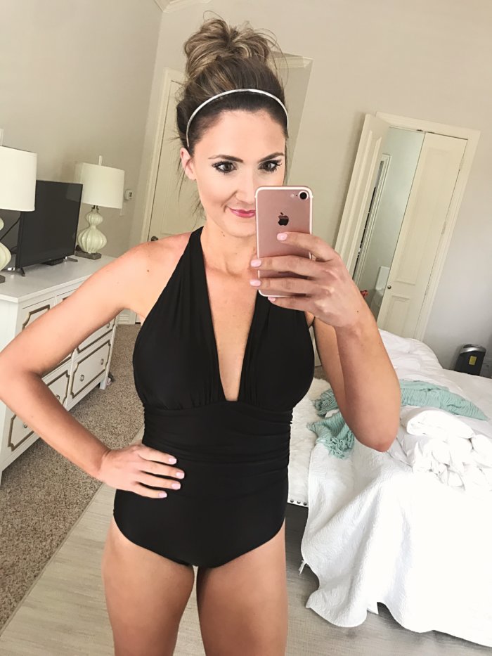 This fashion blogger (who's also a mom) found and reviewed 4 no-fail swimsuits for moms. They are affordable, cute and flattering to boot!