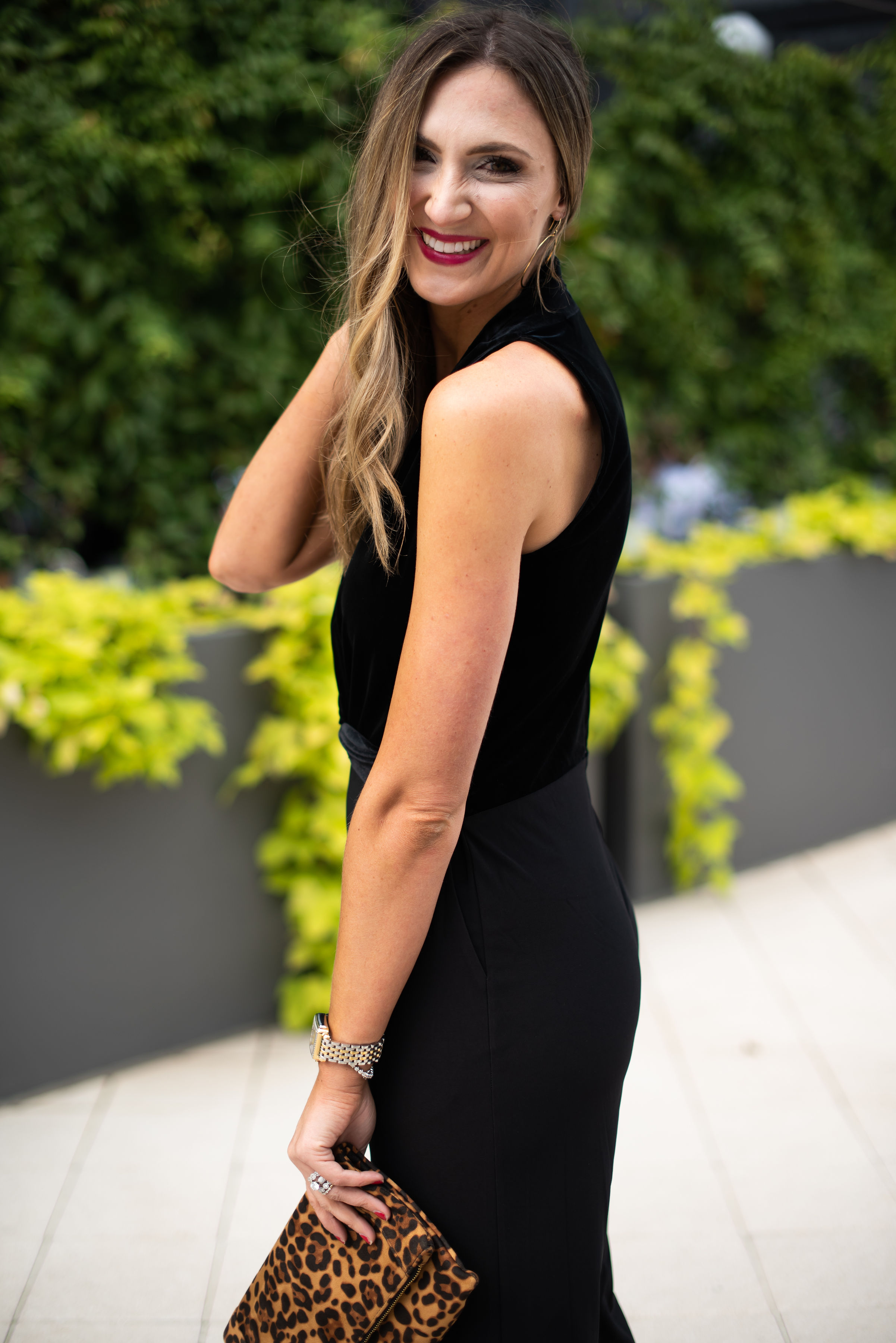 what to wear for a holiday formal | black jumpsuit
