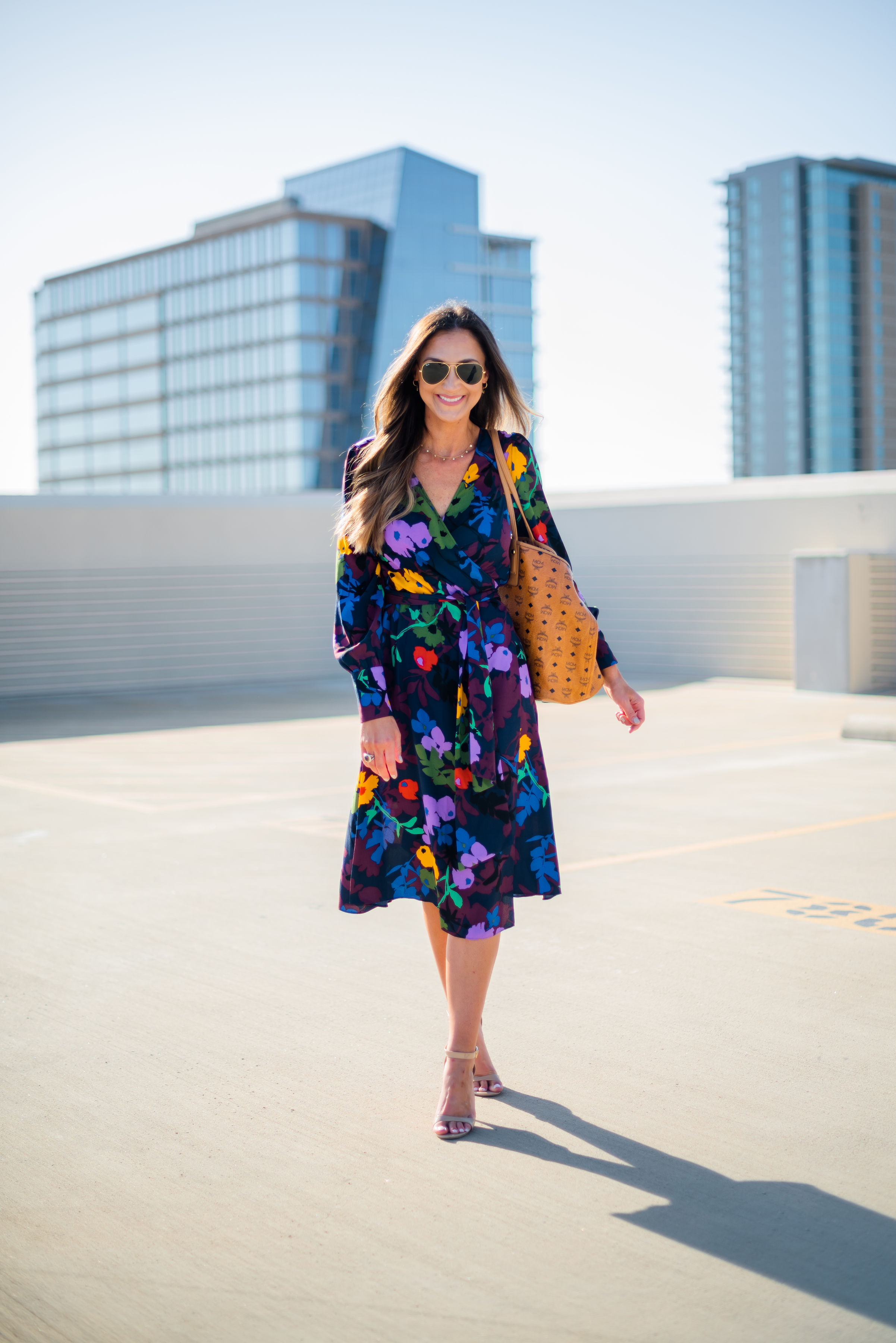 Wrap dress for work | floral wrap dress | Nordstrom | Style Your Senses